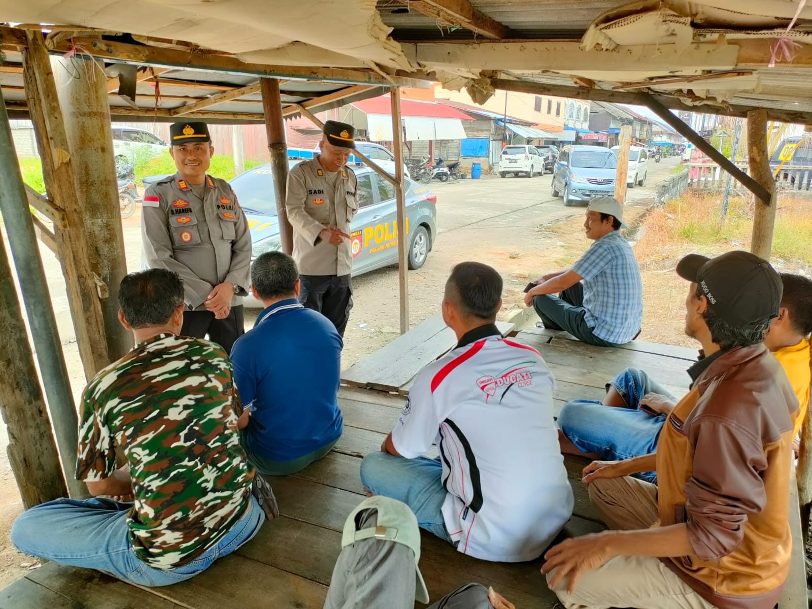 Pesan Kapolsek AKP Buala Harefa Saat Gelar Jum'at Curhat