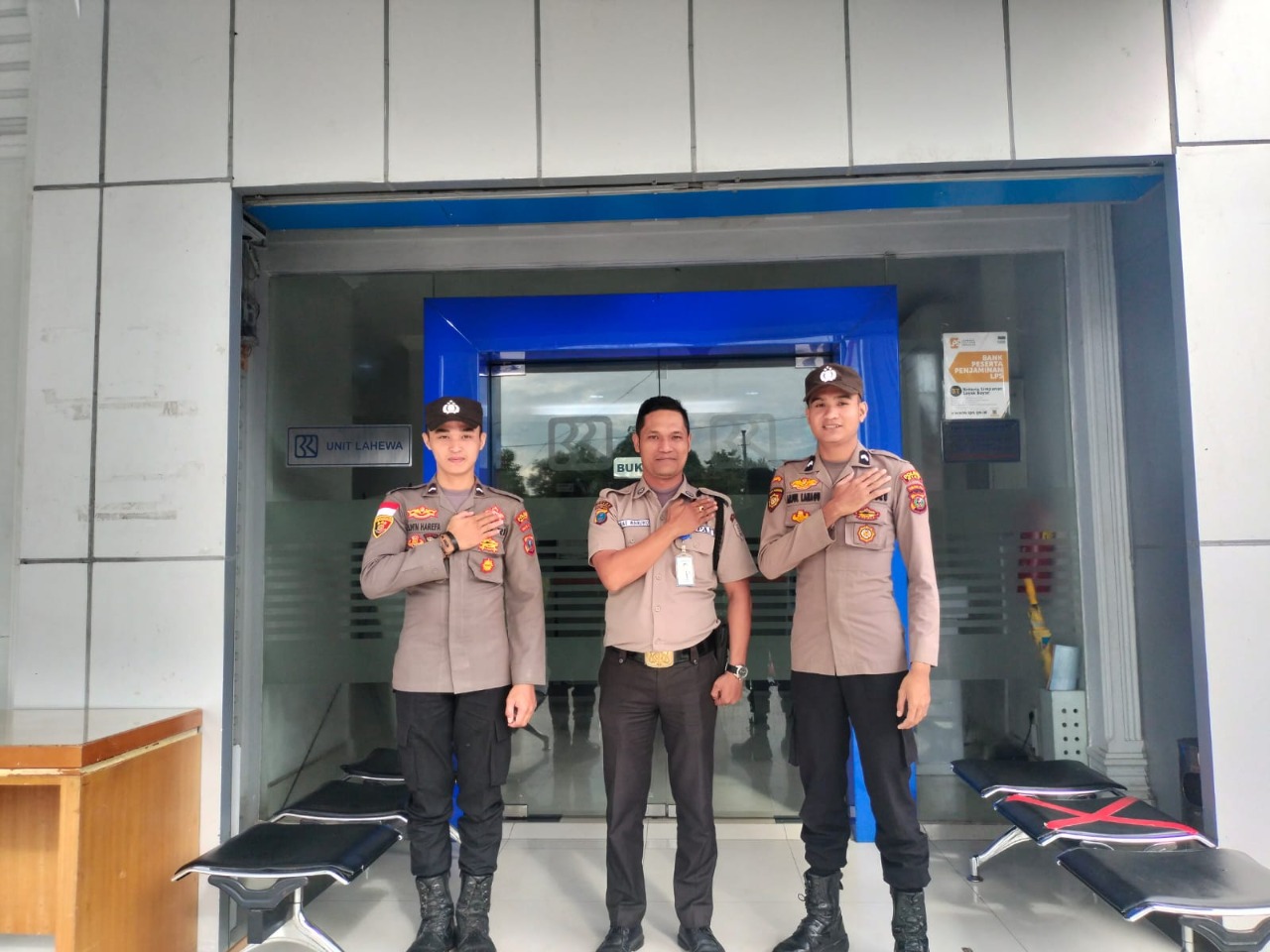 Polsek Lahewa Sambangi Objek Vital di Wilayah Hukumnya