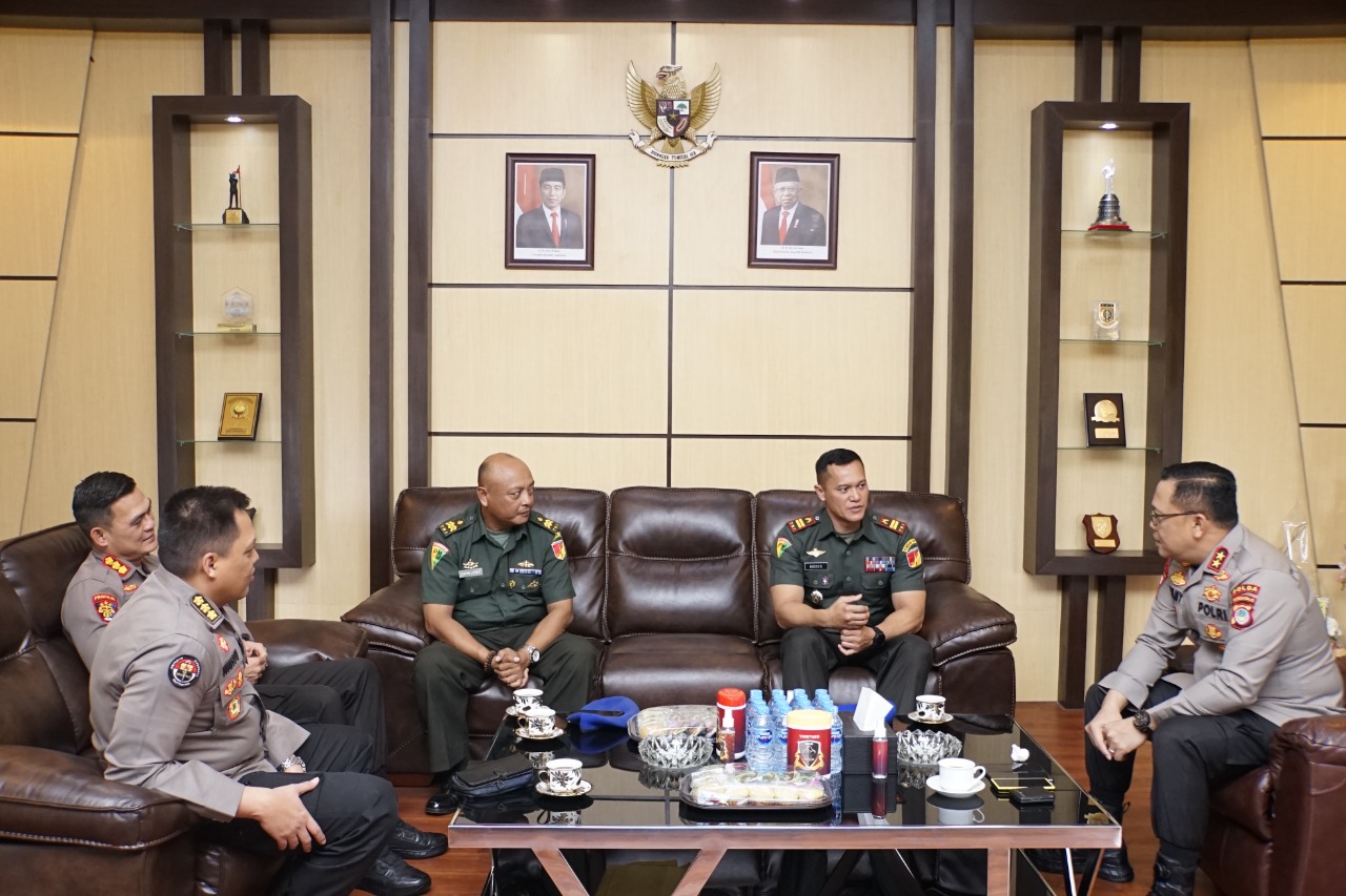 Kapolda Helmy Santika Ajak Dansubdenpom XIII/1-3 Gorontalo Jaga Sinergitas