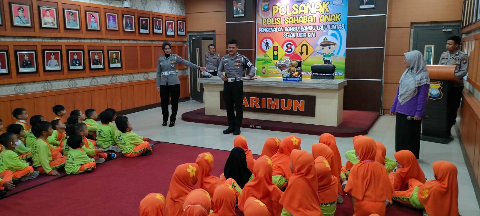 Satlantas Polres Karimun Gelar Kegiatan Polsanak