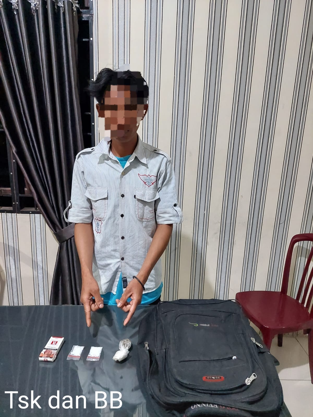 Satresnarkoba Polres Tanah Karo Tangkap yang Diduga Pengedar Sabu di Kabanjahe