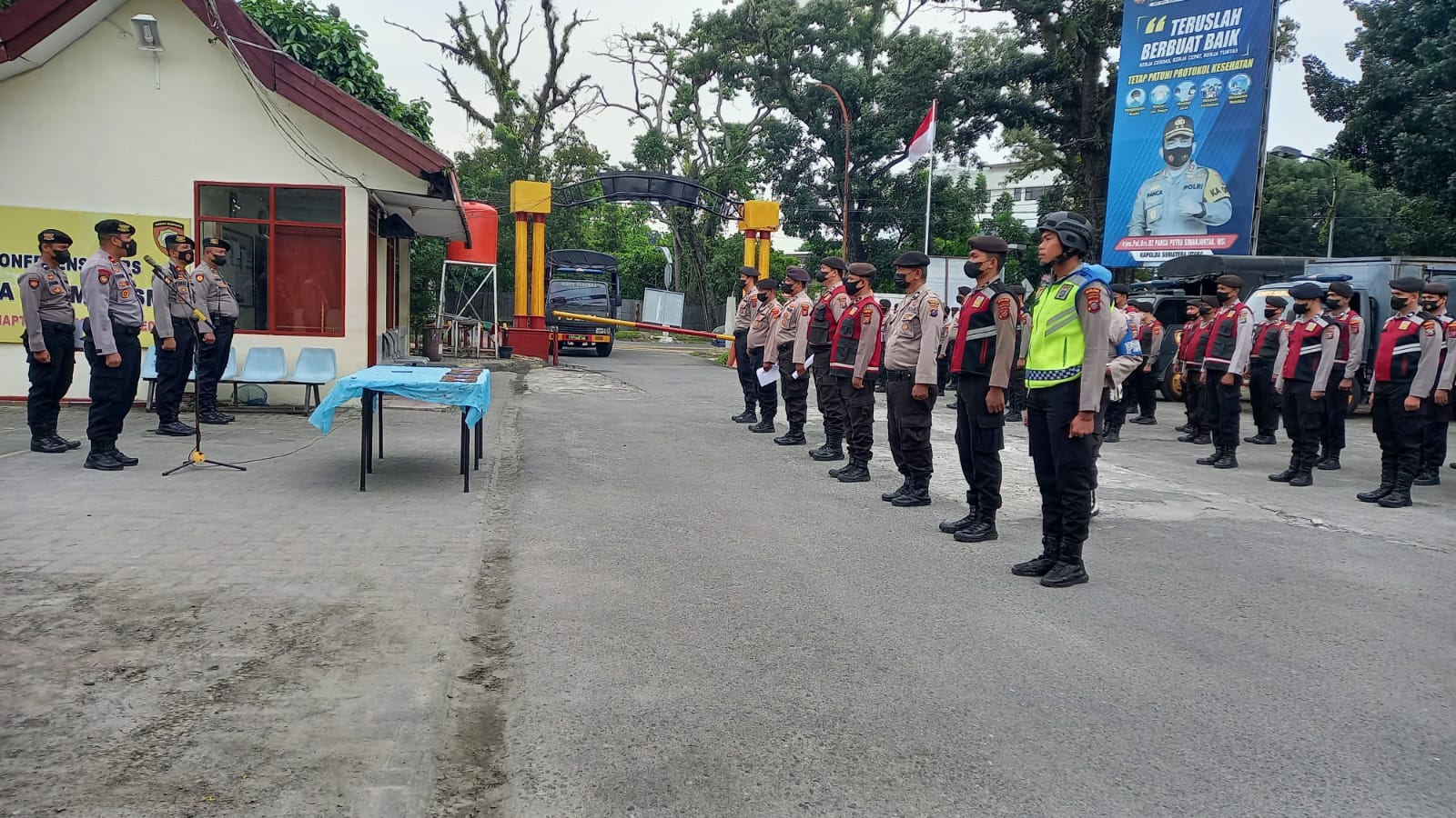 Pesan Kapolrestabes Medan Sekaligus Penandatanganan Fakta Integritas