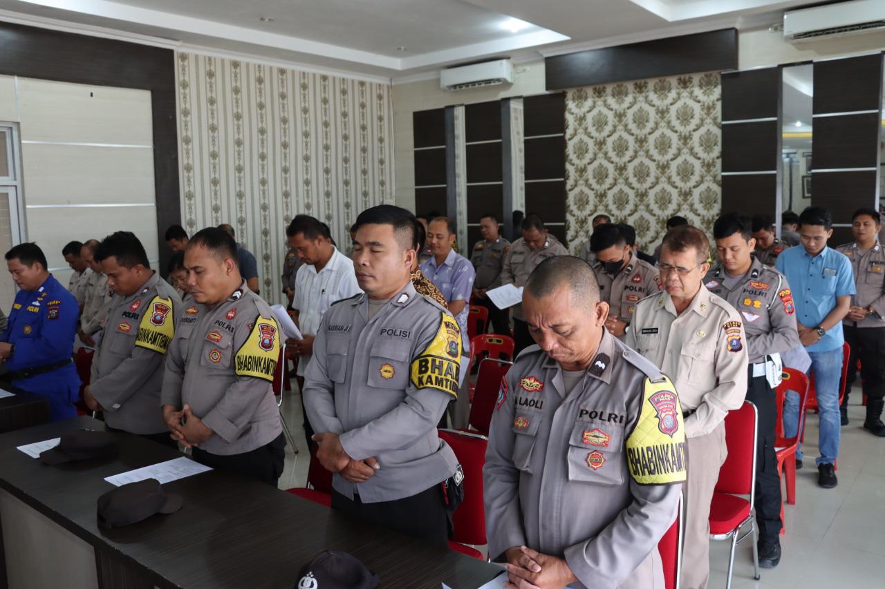 Polres Nias Rutin Gelar Binrohtal Bagi Personilnya