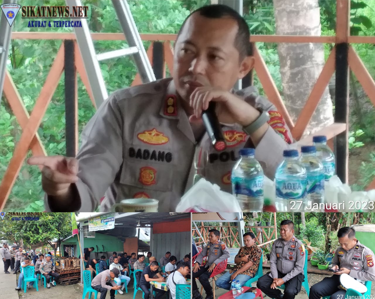 Kapolres Gorontalo Disambut Meriah di Kecamatan Pulubala