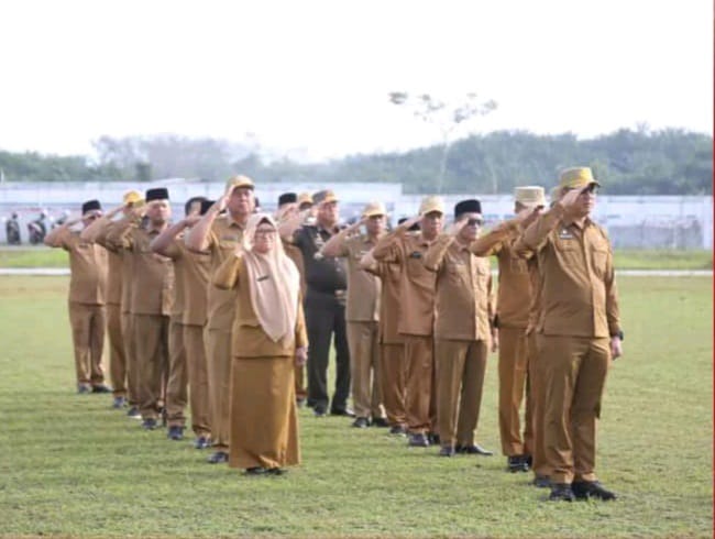 Wakil Bupati Labuhanbatu Selatan Pimpin Apel Gabungan