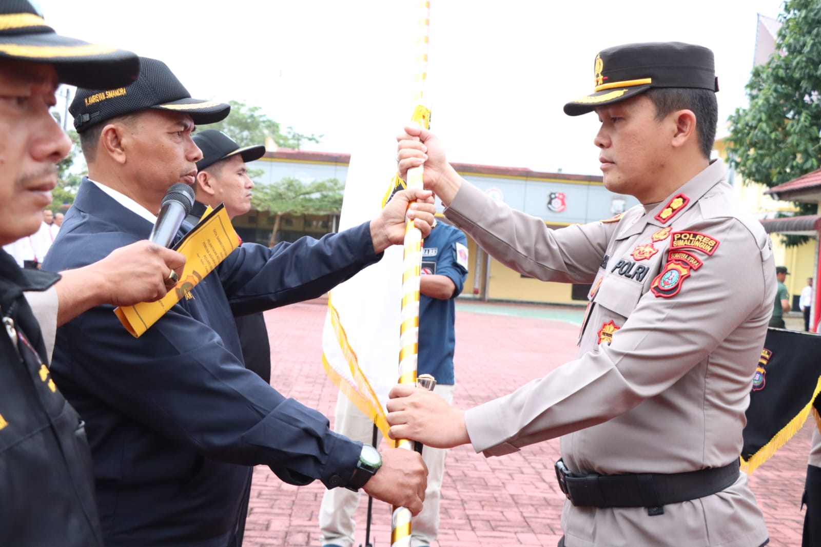 Kapolres Pimpin Upacara Pelantikan Pengurus PAMK Polres Simalungun Periode 2022-2025