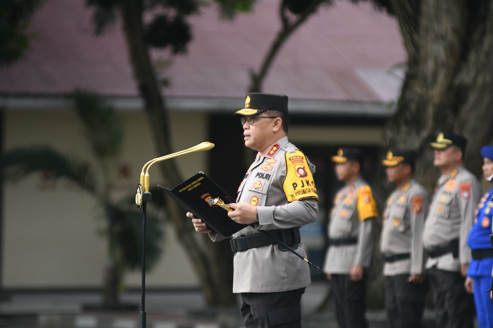 Tujuh Capeg Polda Gorontalo Jalani Sumpah dan Janji PNS
