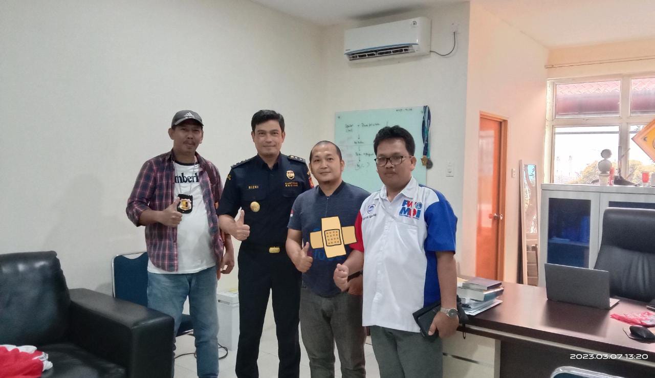 Pengurus DPD PWMOI Batam Silaturahmi dengan Bea Cukai Batam