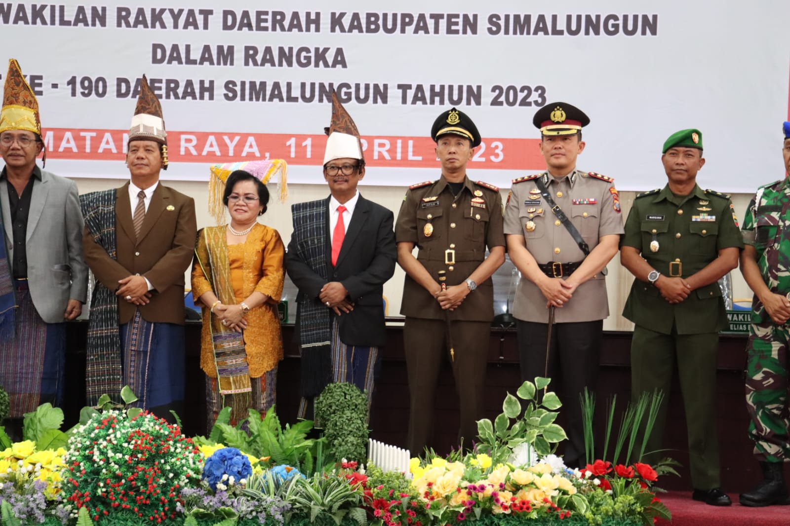 Kapolres Simalungun Hadiri Rapat Paripurna DPRD HUT Ke-190 Daerah Tahun 2023