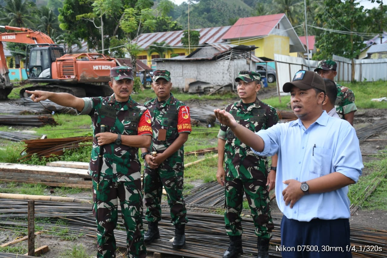 Pangdam XIII/Merdeka Tinjau Lokasi Pembangunan Rumkit Tk IV Gorontalo Kesdam XIII/Mdk