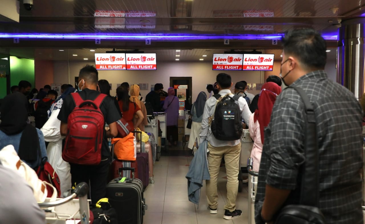 Jumlah Penumpang Pesawat Bandara Internasional Hang Nadim Batam Mengalami Peningkatan