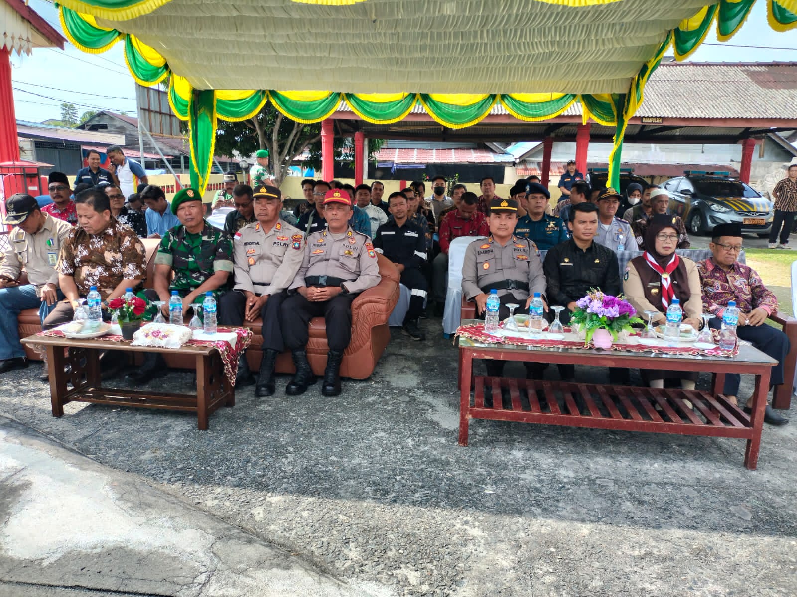 Seluruh Polsek di Tanjung Batu Bersama USPIKA Gelar Deklarasi Terkait Pencegahan Karhutla di Kundur