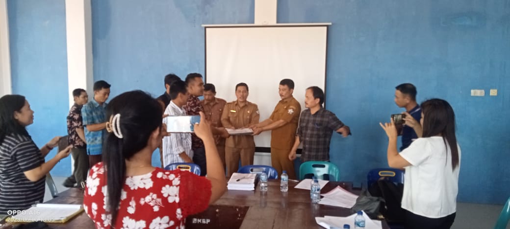 DPMD Nias Selatan Audiensi dengan BPD Desa Bawosaloo Dao- dao serta Pemdes Terkait Hak-hak Masyarakat