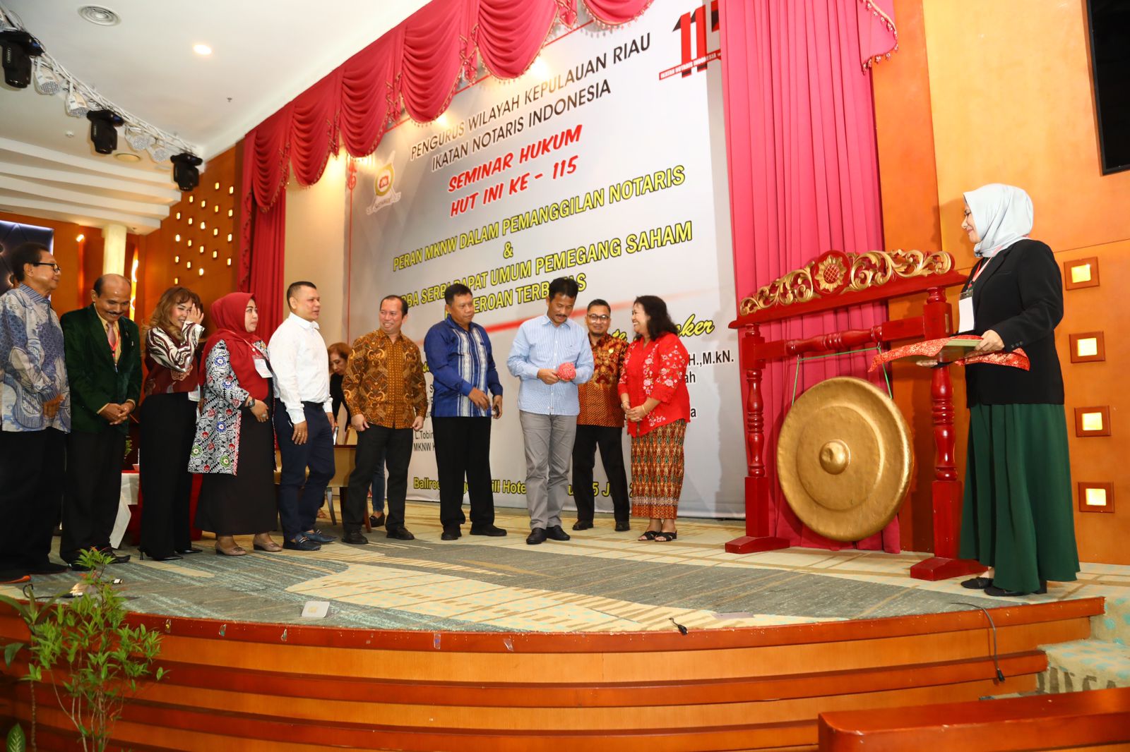 Kepala BP Batam Hadiri Perayaan HUT Ikatan Notaris Indonesia ke-115