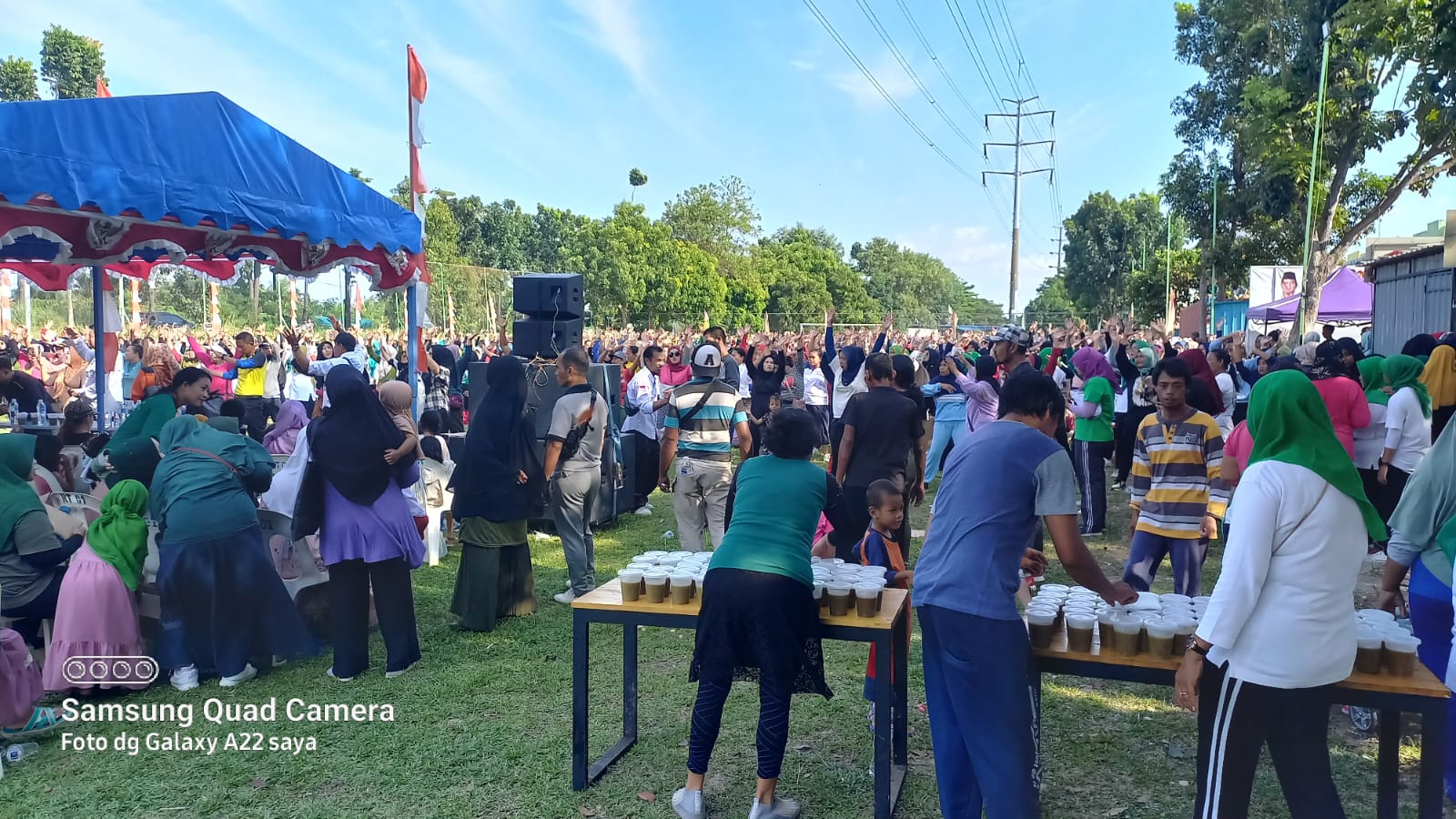 Ribuan Warga Kota Batam Padati Senam Sehat Bersama Amsakar Achmad