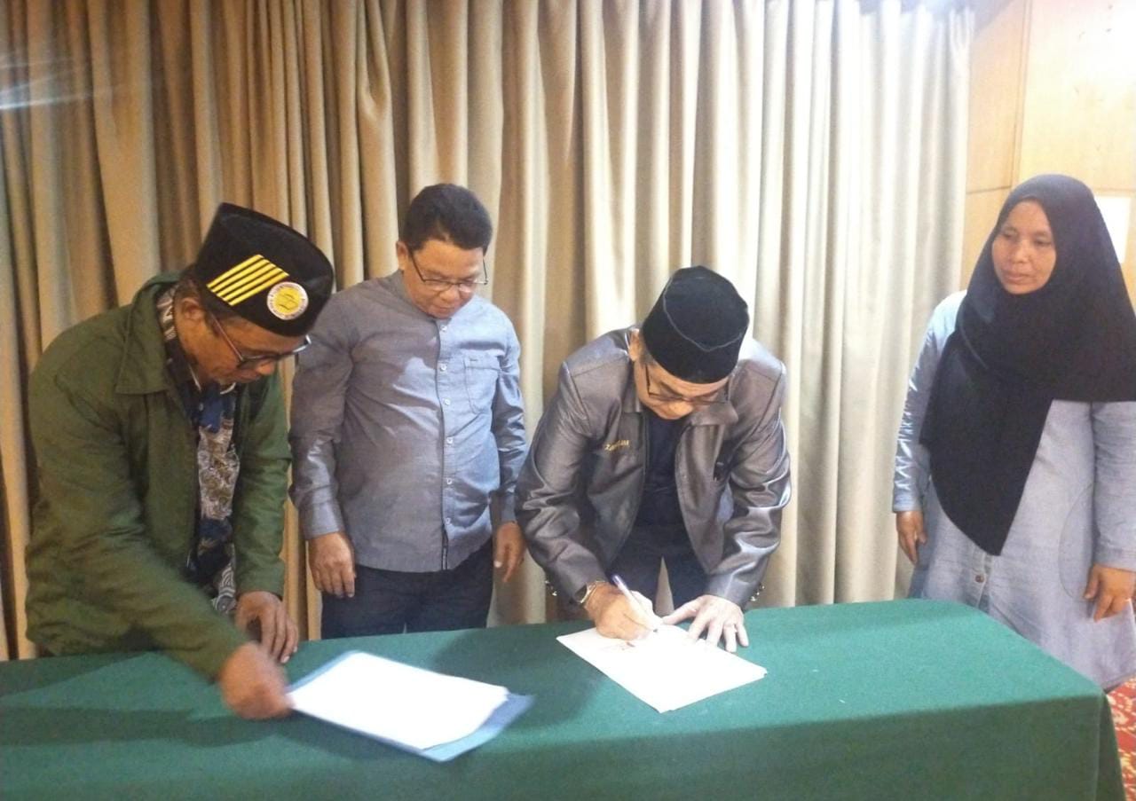 Perjanjian Kerja sama antara Sekolah Tinggi Agama Islam (STAI) Paduka Anambas dengan Sekolah Tinggi Agama Islam (STAI) Natuna bertempat di Hotel Golden View Bengkong Kota