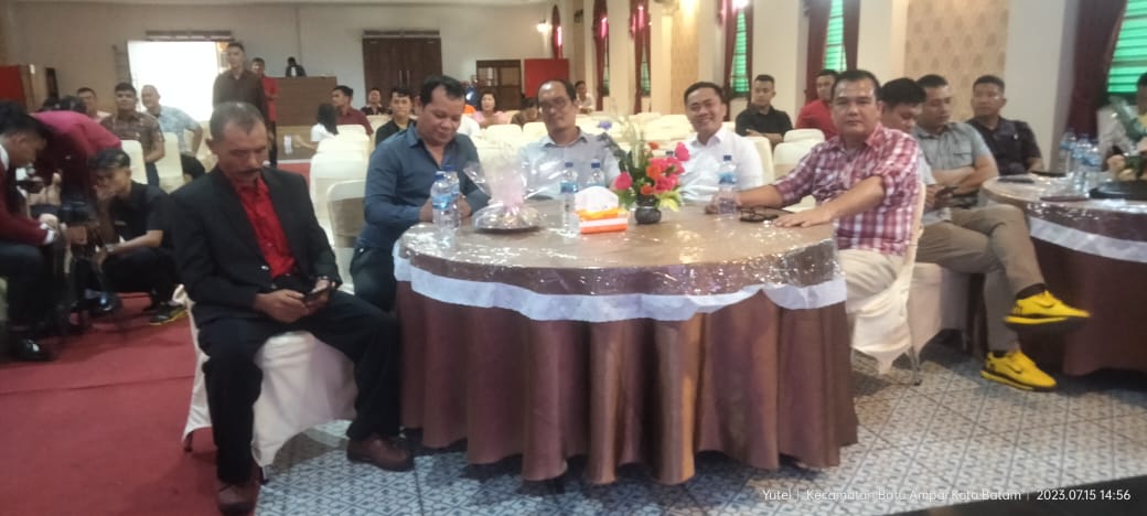 Anto Duha Hadiri Pelantikan Pengurus FTPNB Periode 2023 - 2026 di Kota Batam