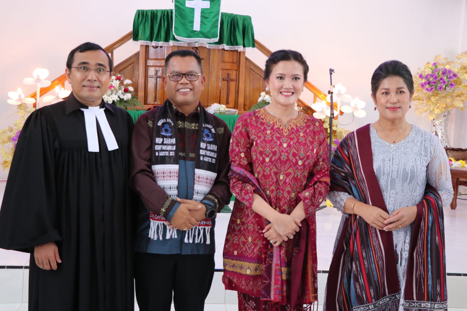 Letkol Purn Timbang Sianipar Berpartisipasi Bangun Gereja HKBP, Pemkab Toba Ucapkan Terima Kasih