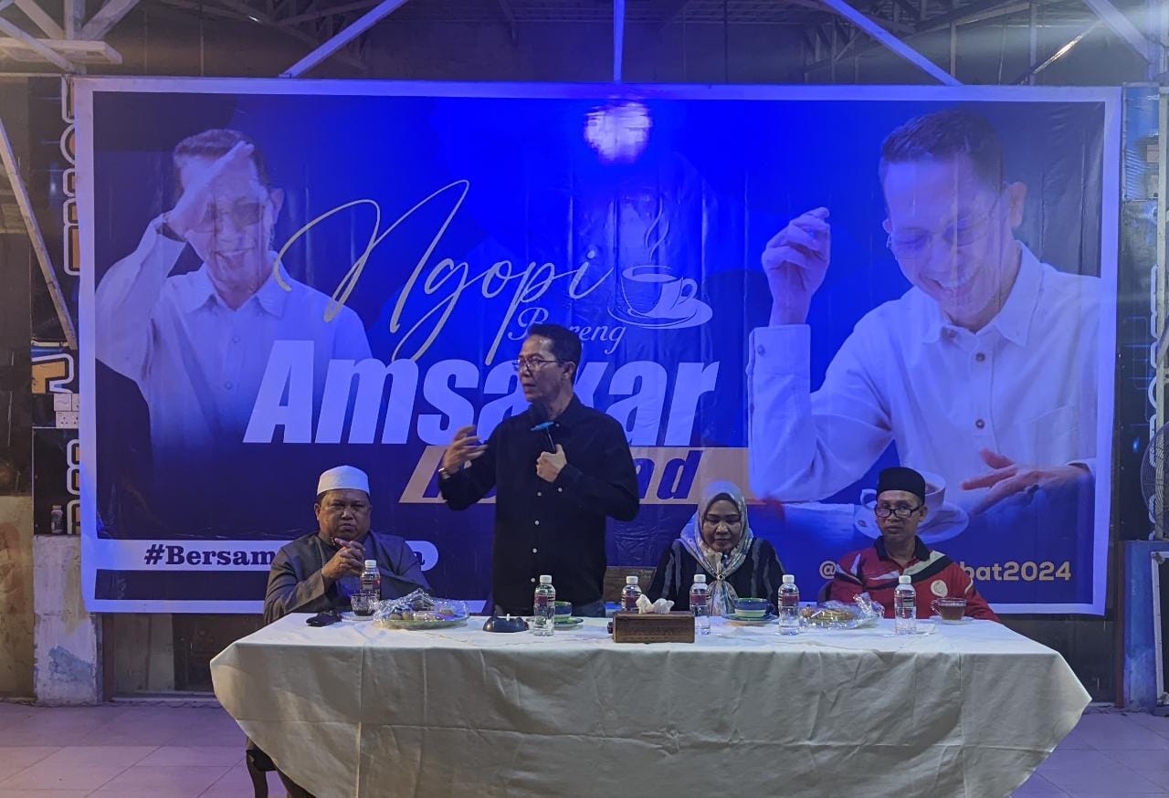 Tim Relawan Amsakar Kecamatan Bengkong Gelar Ngopi Bareng Bersama Tokoh dan Masyarakat