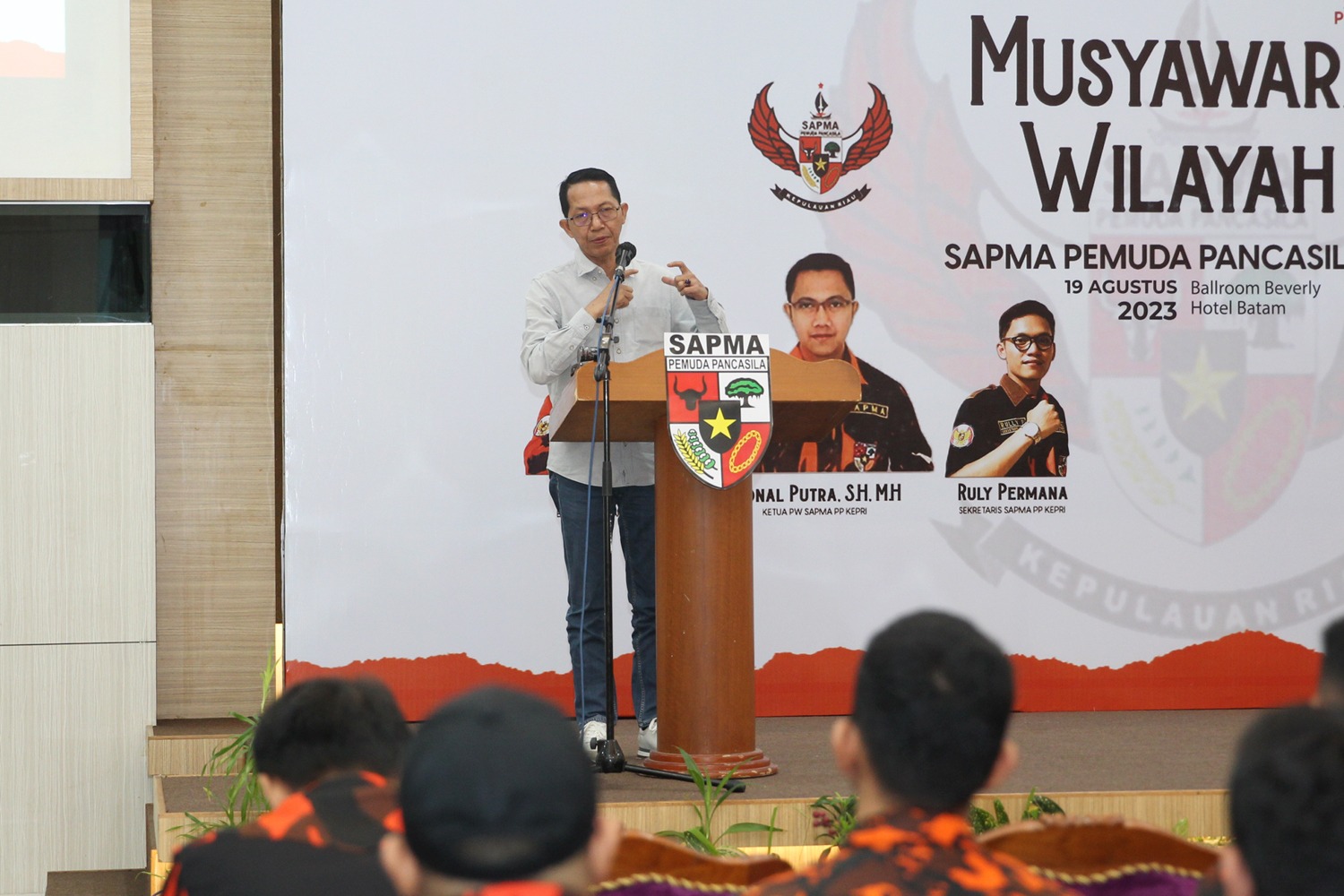 Musywil SAPMA Pemuda Pancasila Dibuka, Amsakar: Kebersamaan Adalah Modal Utama Geraknya Roda Organisasi