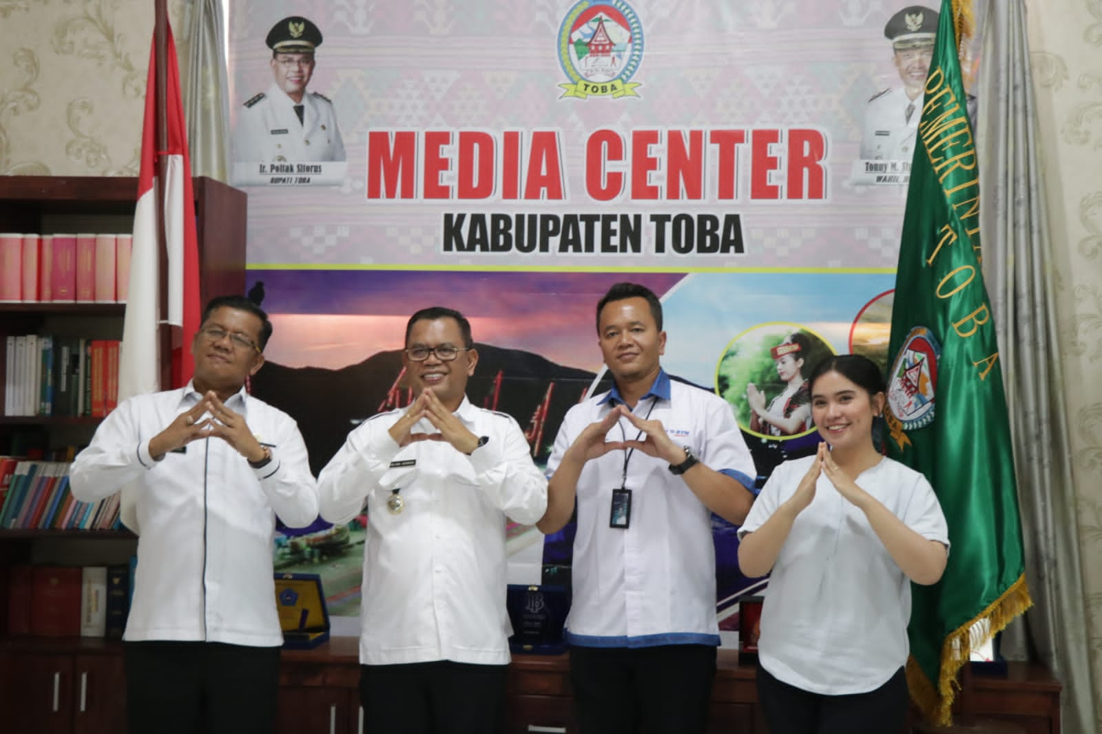 Bupati Poltak Sitorus Ajak Bank BTN Bekerja Sama dengan Pemerintah Kabupaten Toba