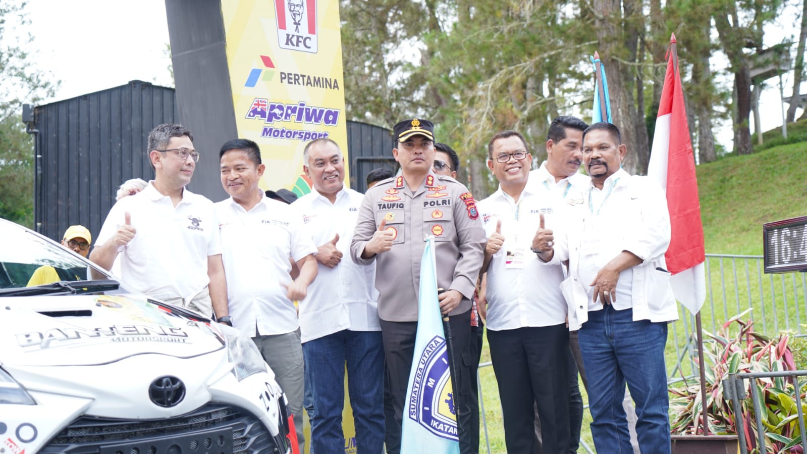 Danau Toba Rally 2023 Resmi Dibuka, Poltak Sitorus: Semoga WRC Internasional Bisa Digelar di Toba