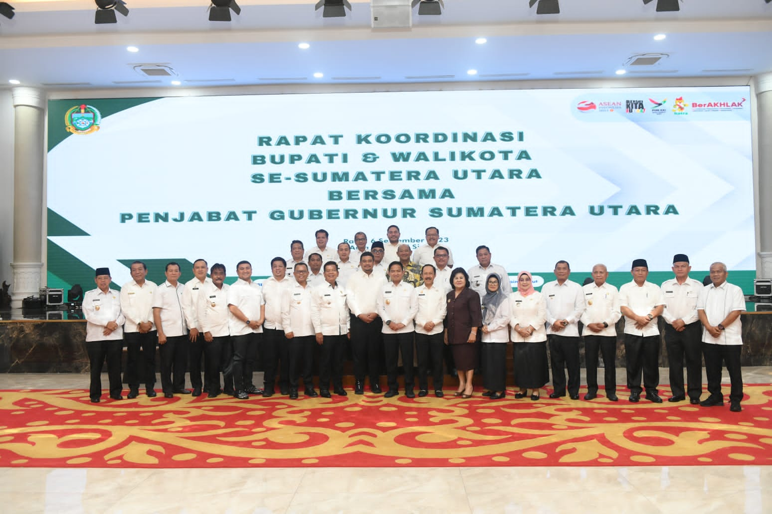 Rakor Bupati dan Walikota se-Sumatera Utara Bersama Penjabat Gubernur Provinsi SUMUT