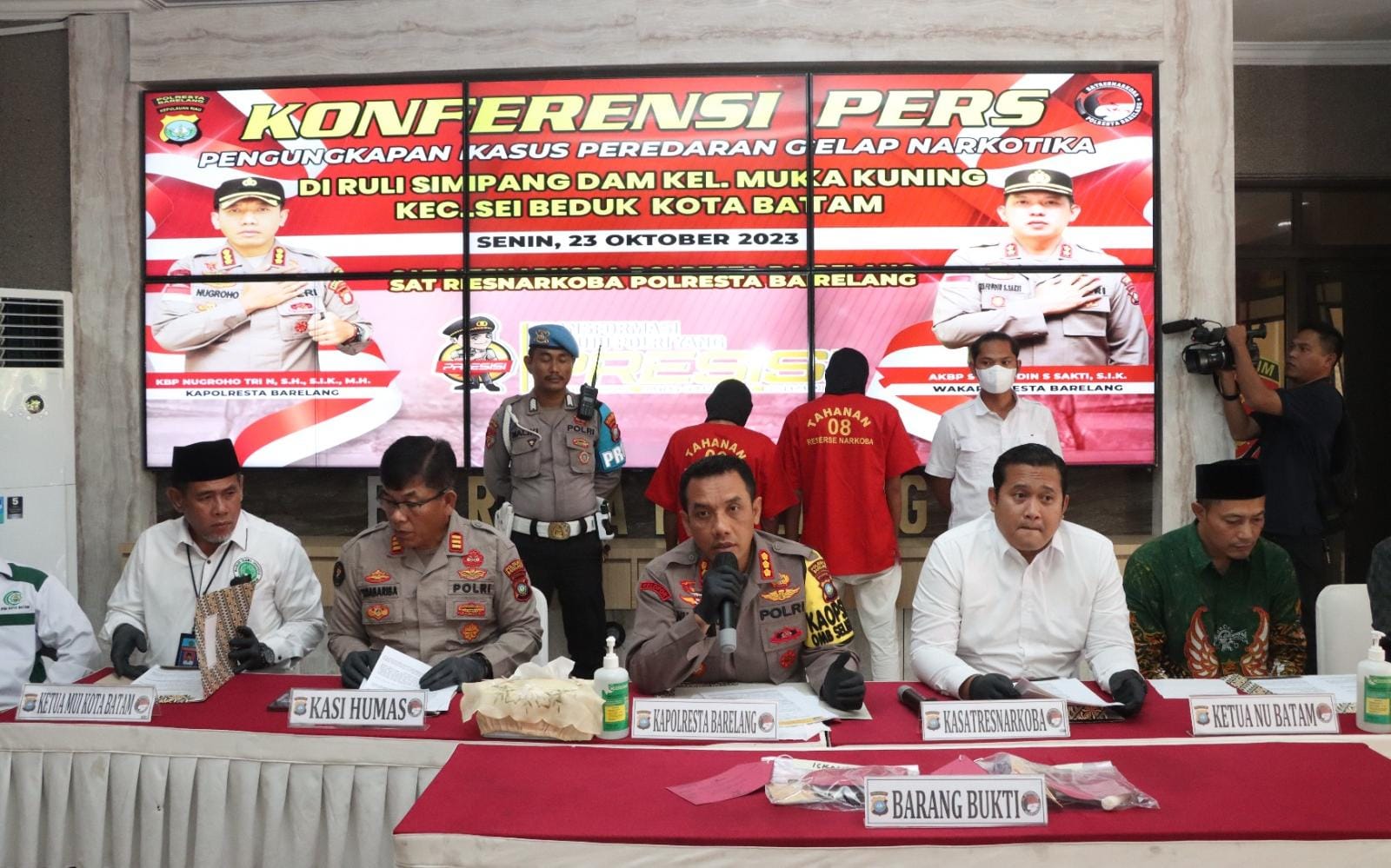 Polresta Barelang Ungkap Pelaku Pengedar Narkotika di Simpang DAM Kota Batam