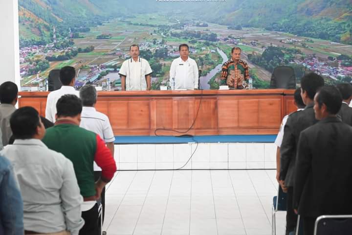 Bupati Humbahas Buka Sosialisasi Jaminan Sosial Bagi Perangkat Desa