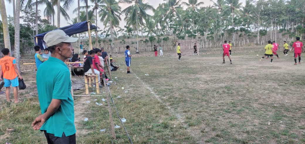 Meriahkan HUT Desa, Taryono Ahaya Gelar Turnamen Sepak Bola Antar Dusun
