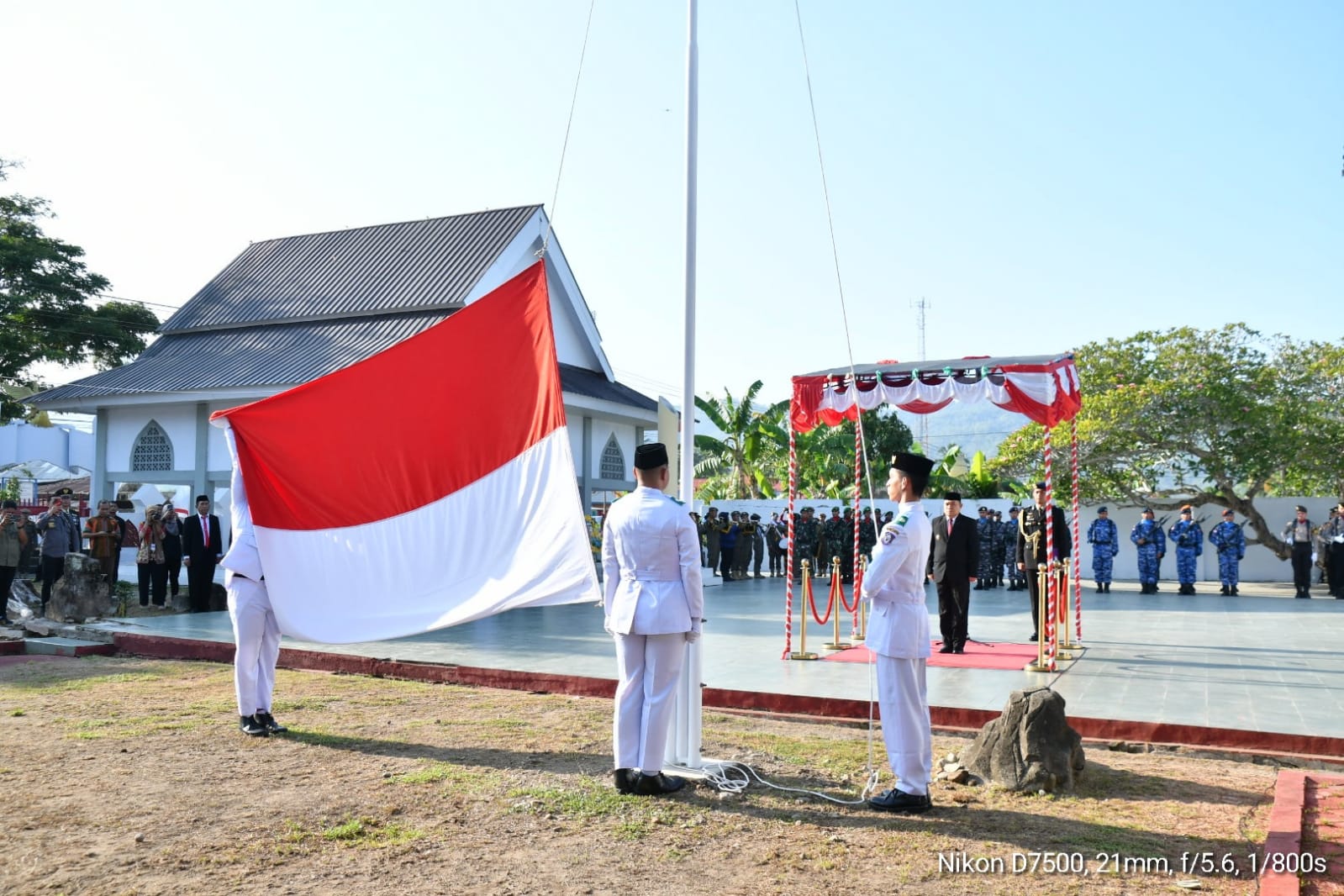 Kasiren Mengikuti Upacara Hari Pahlawan Nasional Tahun 2023 Tingkat Provinsi Gorontalo