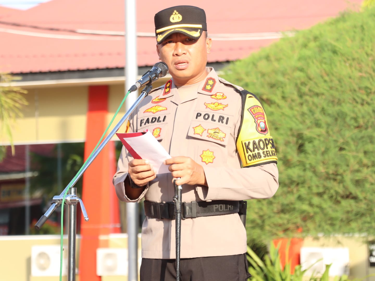 Wujudkan Pemilu Jujur dan Adil, Pesan Kapolres Karimun Kepada KPU dan Bawasl