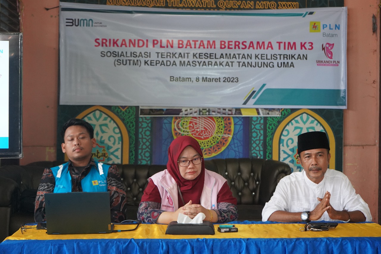 PT. PLN Batam Bersama Srikandi Gelar Sosialisasi Keselamatan Kelistrikan