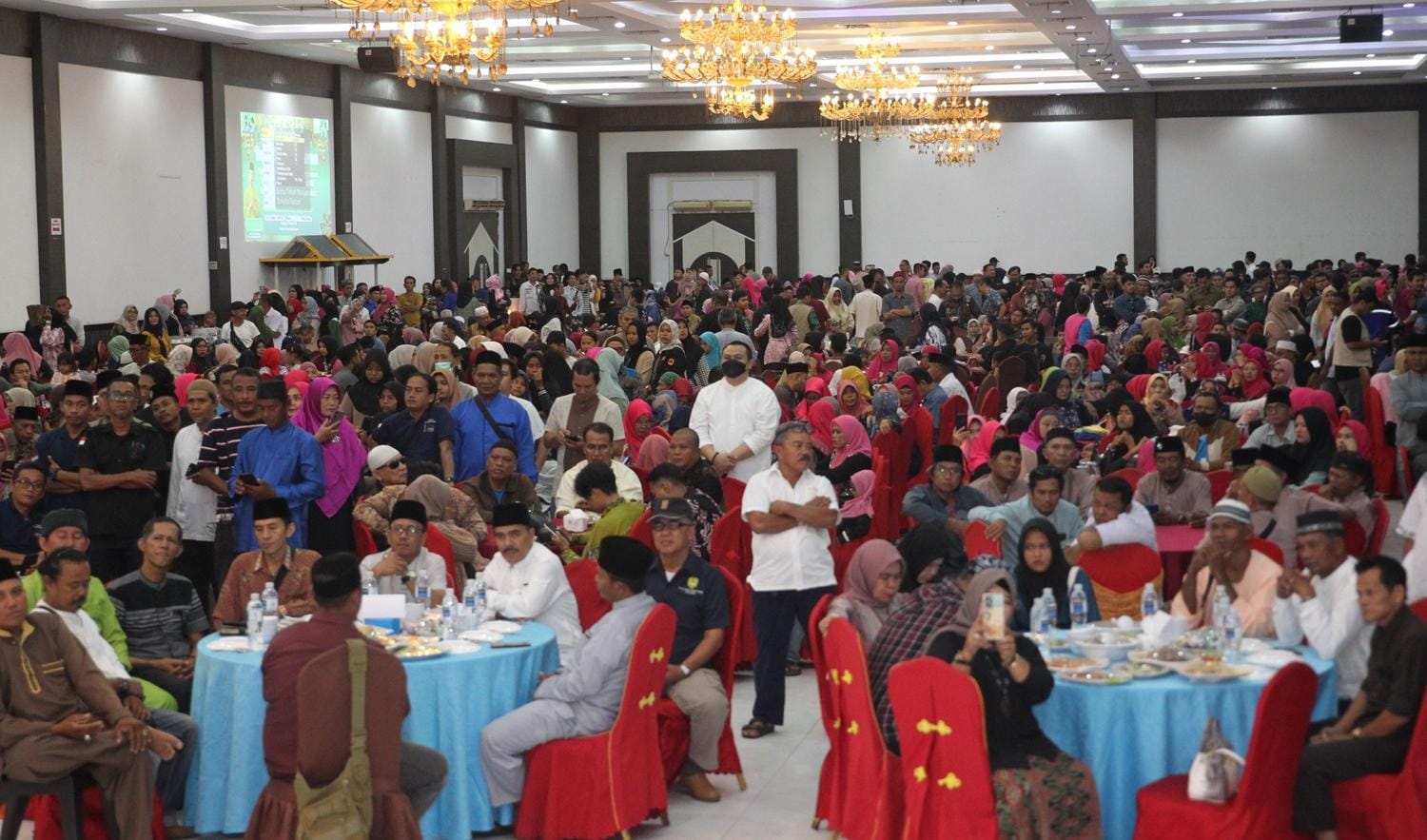 Bukan Anggaran APBD, Ribuan Masyarakat Batam Padati Acara Buka Puasa Bersama Amsakar Achmad