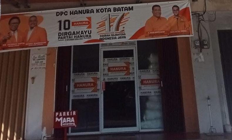 DPC Partai Hanura Kota Batam Buka Pendaftaran Calon Walikota dan Wakil Walikota Periode 2024-2029