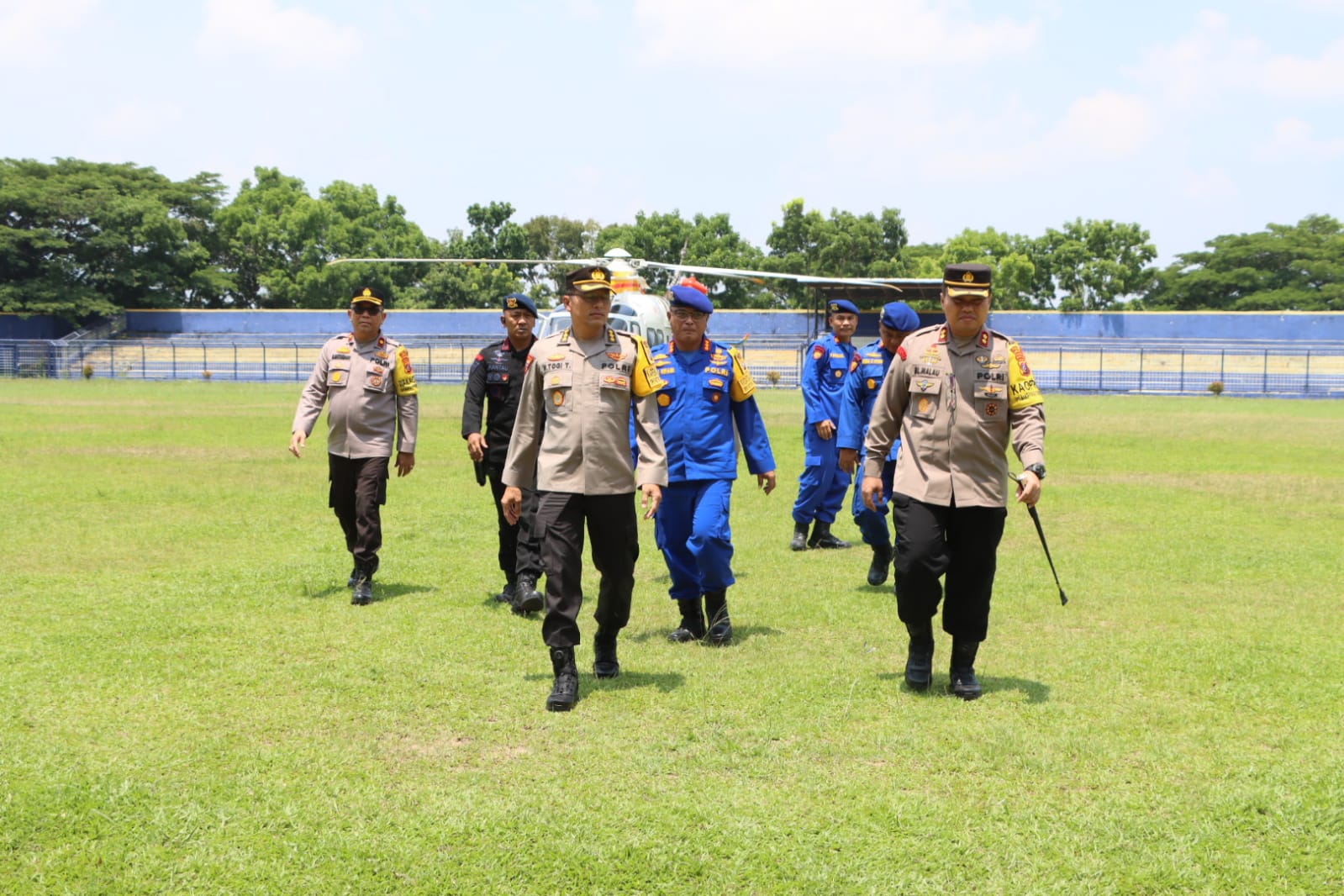 Karo Ops Polda Sumut Tinjau Pengamanan Hari Raya Idul Fitri 1445 H di Wilkum Polres Labuhanbatu