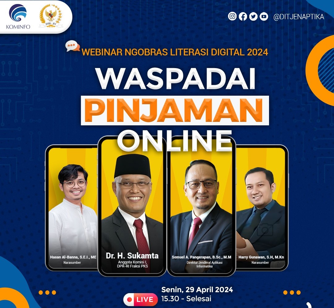 Waspada Pinjaman Online Ilegal, Kominfo Bersama DPR Gelar Ngobras