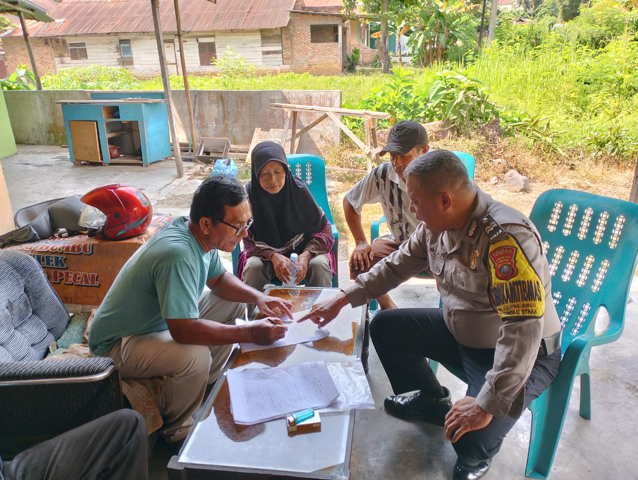 Bhabinkamtibmas Polres Labuhanbatu Berhasil dalam Kegiatan Problem Solving