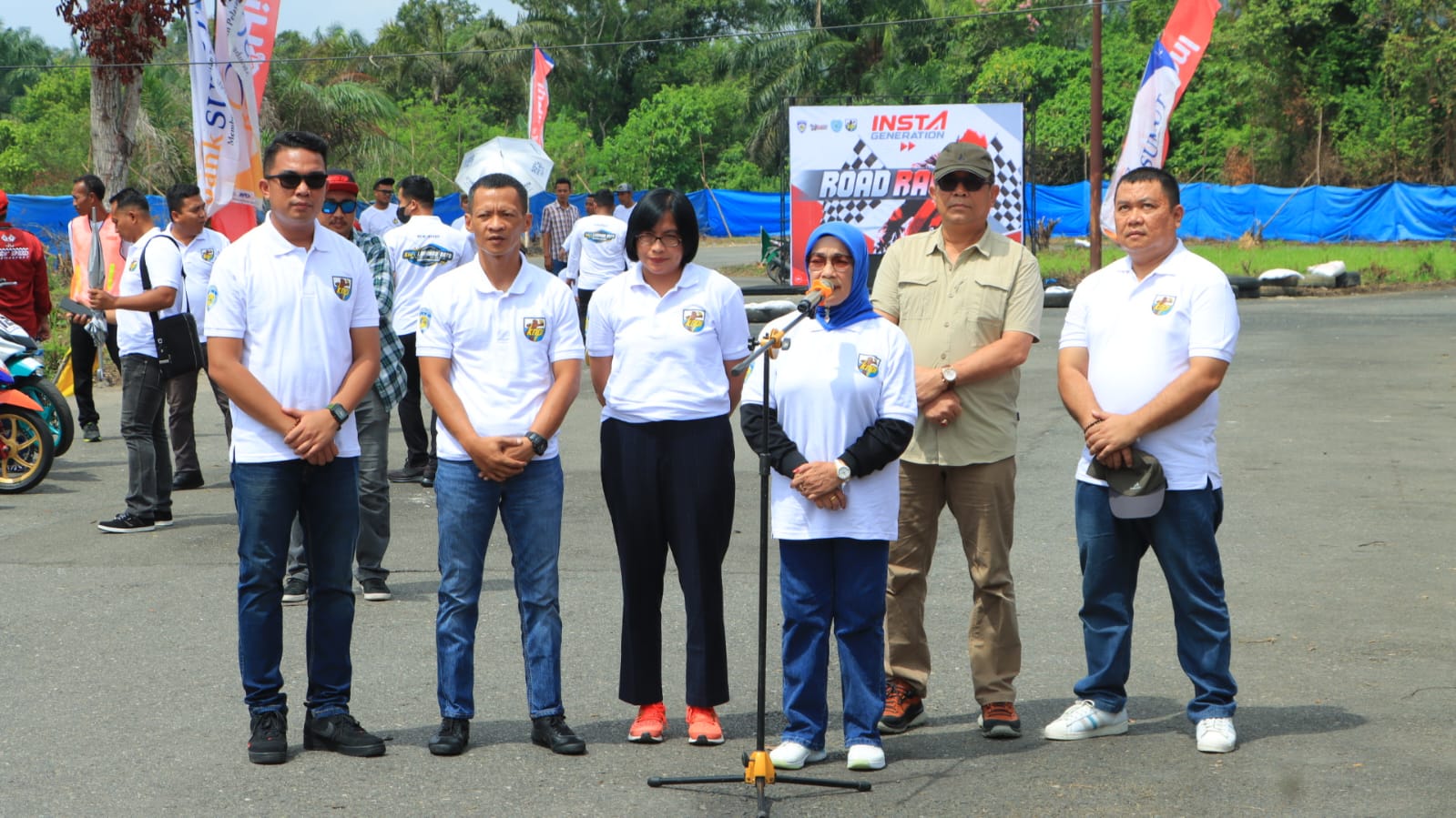 Wakapolres Labuhanbatu Hadiri Pembukaan Road Race Champions 2024