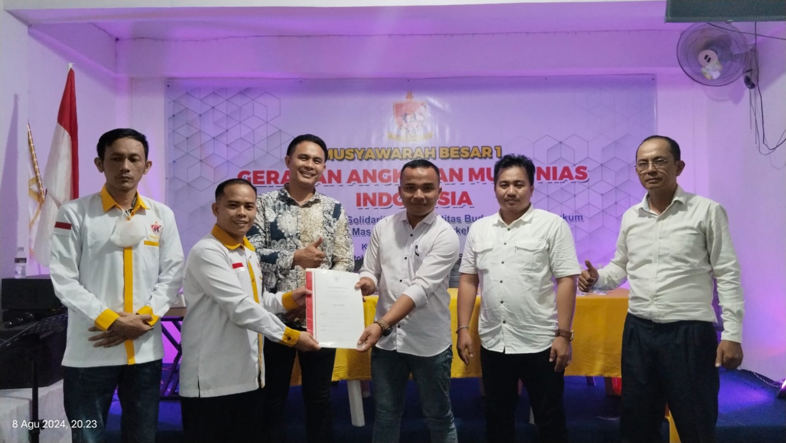 Adv. Fery Hulu Resmi Terpilih Secara Aklamasi di GAMNIS