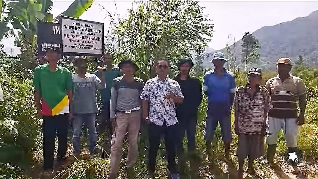 Plang Tanah Warisan Hilang, Kuasa Hukum Keturunan Raja Pagi Sinurat Buat LP