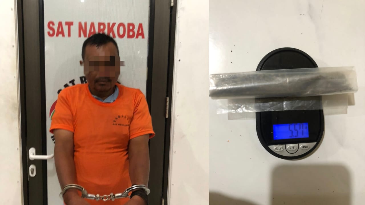 Polres Nias Tangkap Tersangka Pembawa Narkotika Jenis Ganja di Kota Gunungsitoli