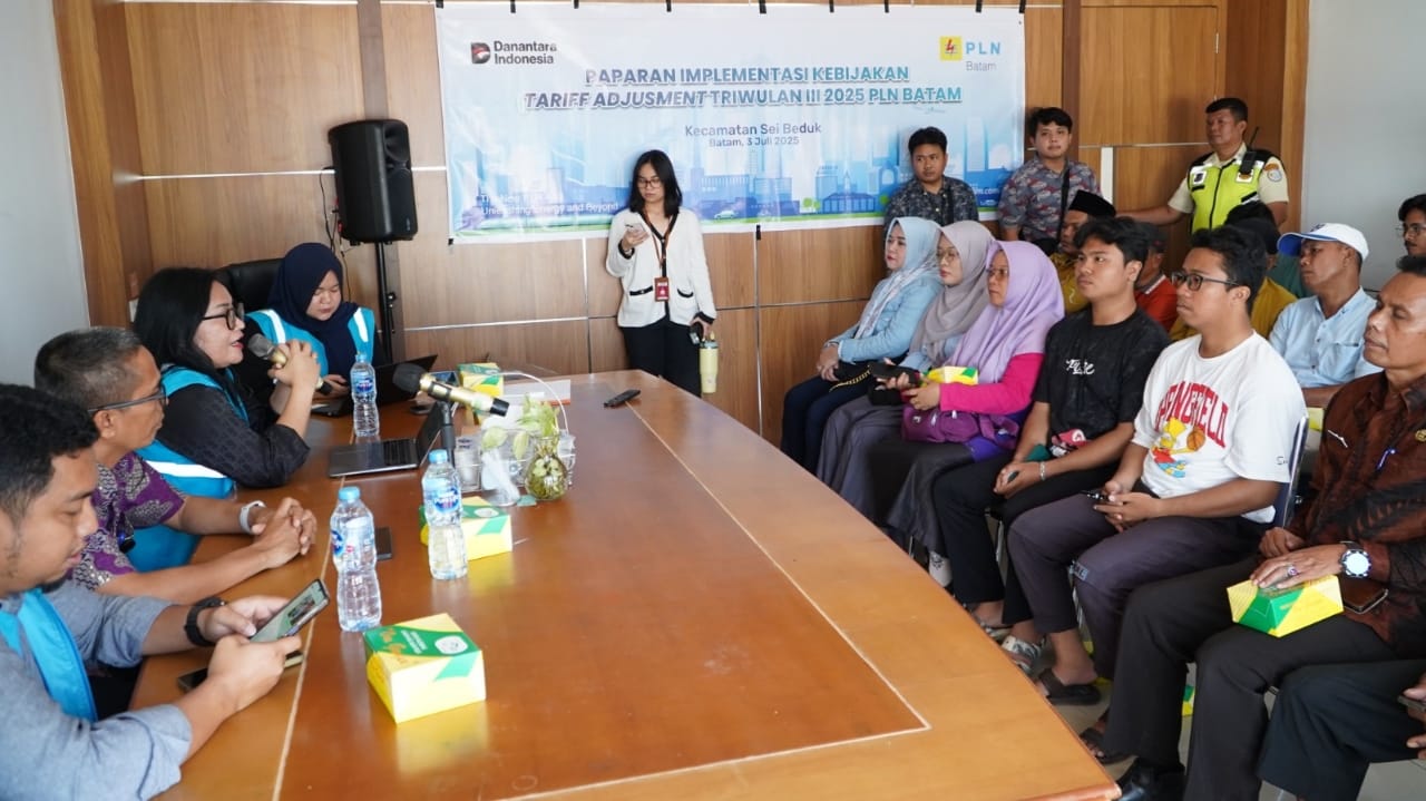 PLN Batam Beri Pemaparan Terkait Penyesuaian Tarif Listrik 1,43%