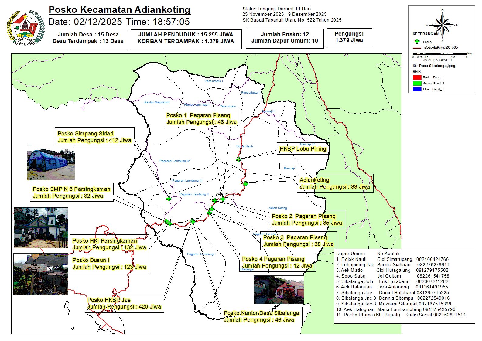 Progres Penanganan dan Kondisi Terbaru, Berikut Update Bencana Tapanuli Utara