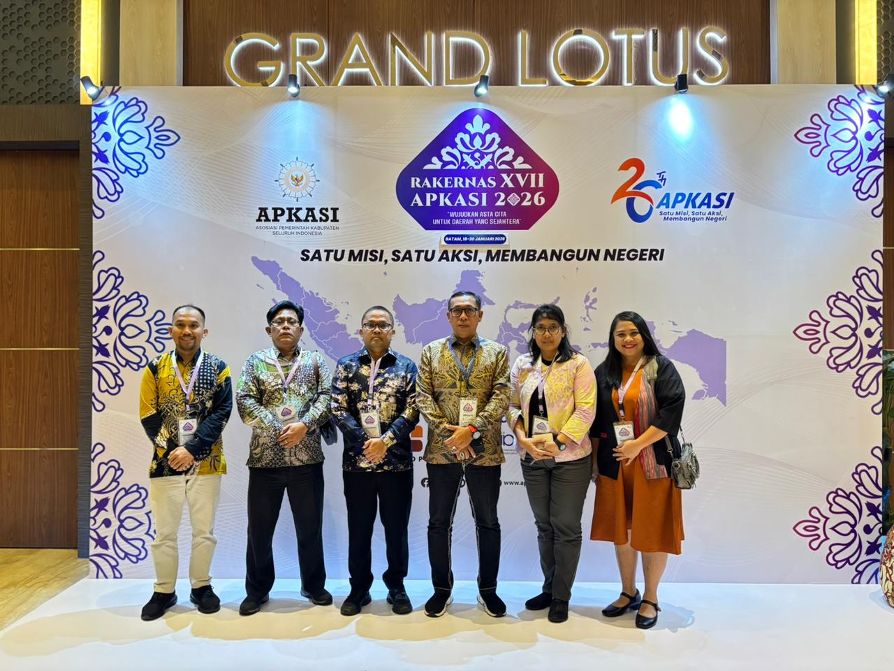 ‎Bupati Tapanuli Utara Hadiri Pembukaan Rakernas XVII APKASI di Batam