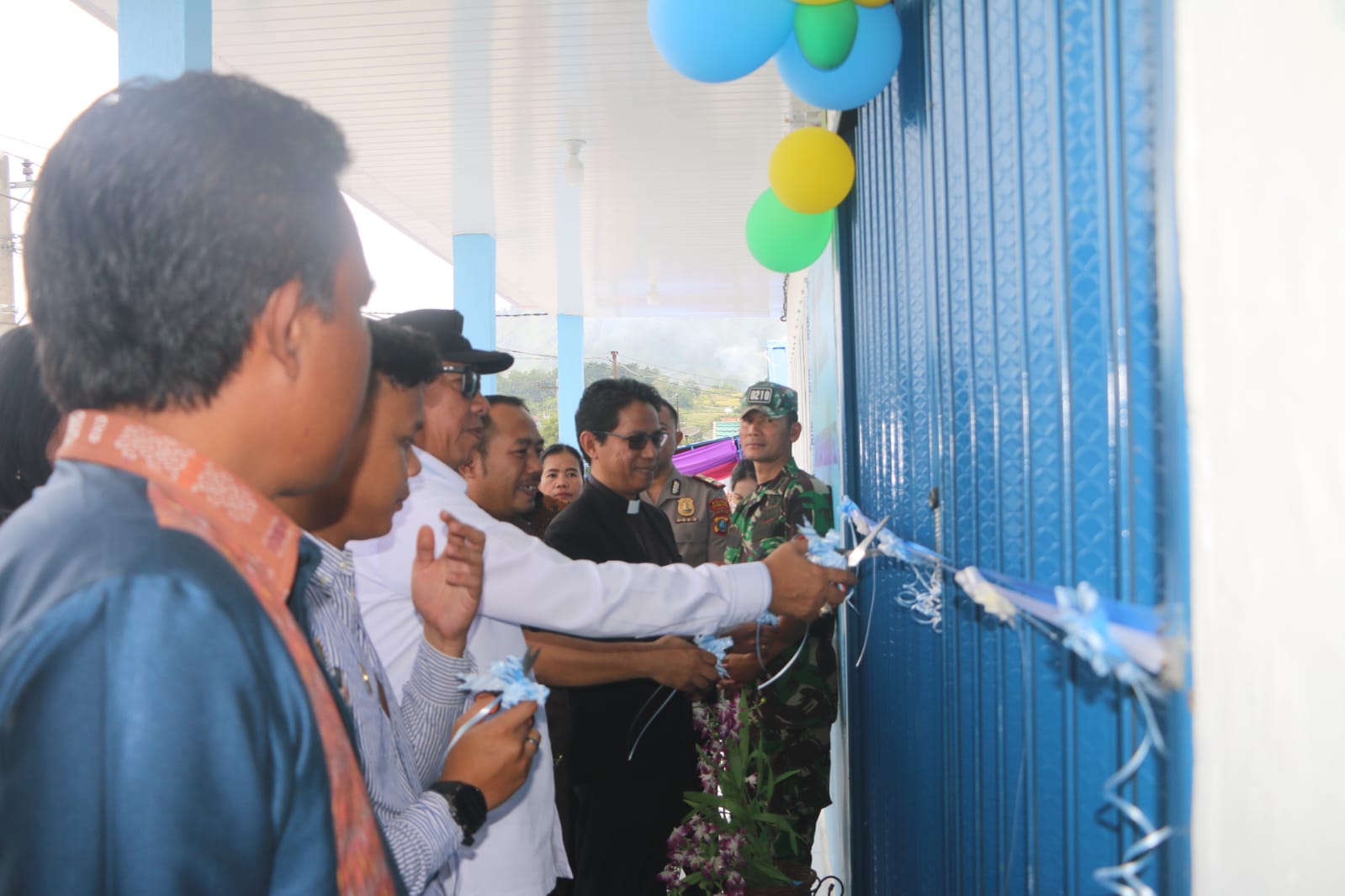 Perkuat Gizi dan Ekonomi Lokal, ‎Bupati Tapanuli Utara Resmikan SPPG Muara Mandiri