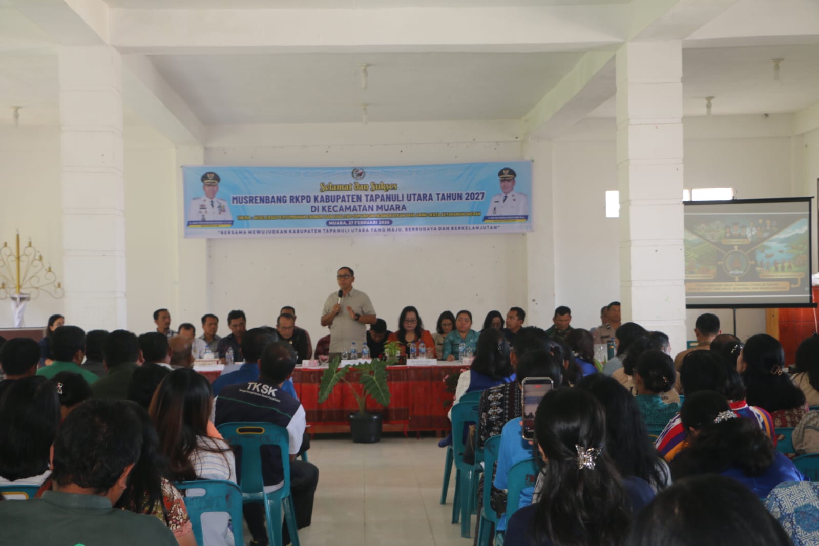 Bupati Tapanuli Utara Dorong Penetapan Kawasan Wisata Muara dan Penguatan Ekonomi Lokal dalam Musrenbang Kecamatan Muara