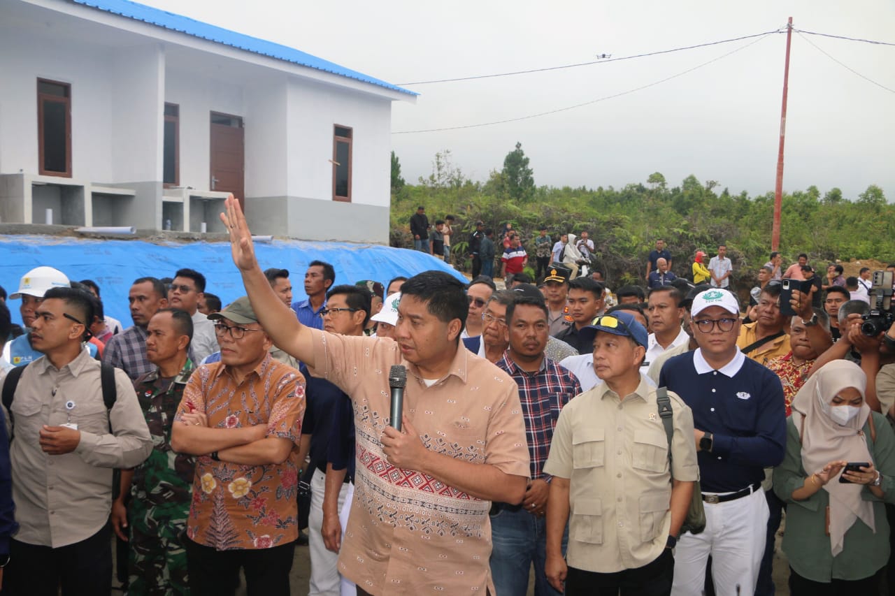 Bupati Tapanuli Utara sambut Kunker Menteri PKP dan Mendagri Tinjau Progress Pembangunan Huntap