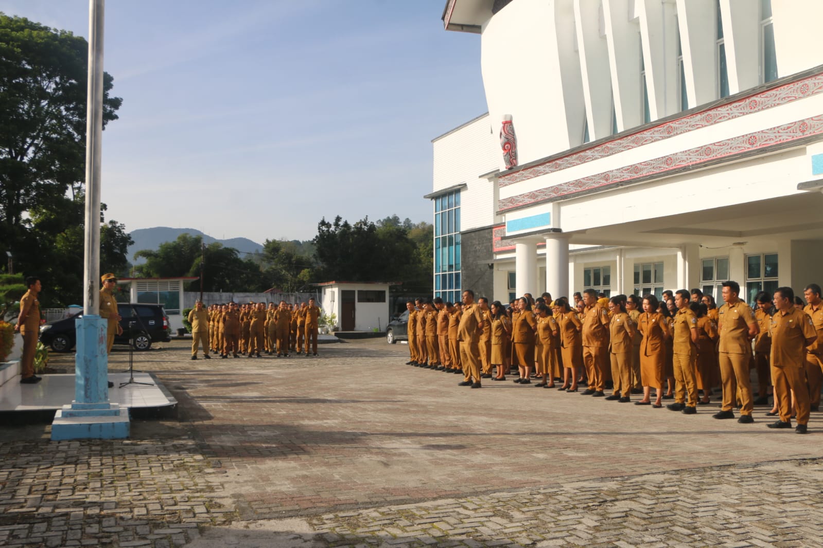 Bupati Taput Pimpin Apel Gabungan, Tekankan Kesiapsiagaan dan Perencanaan Terintegrasi