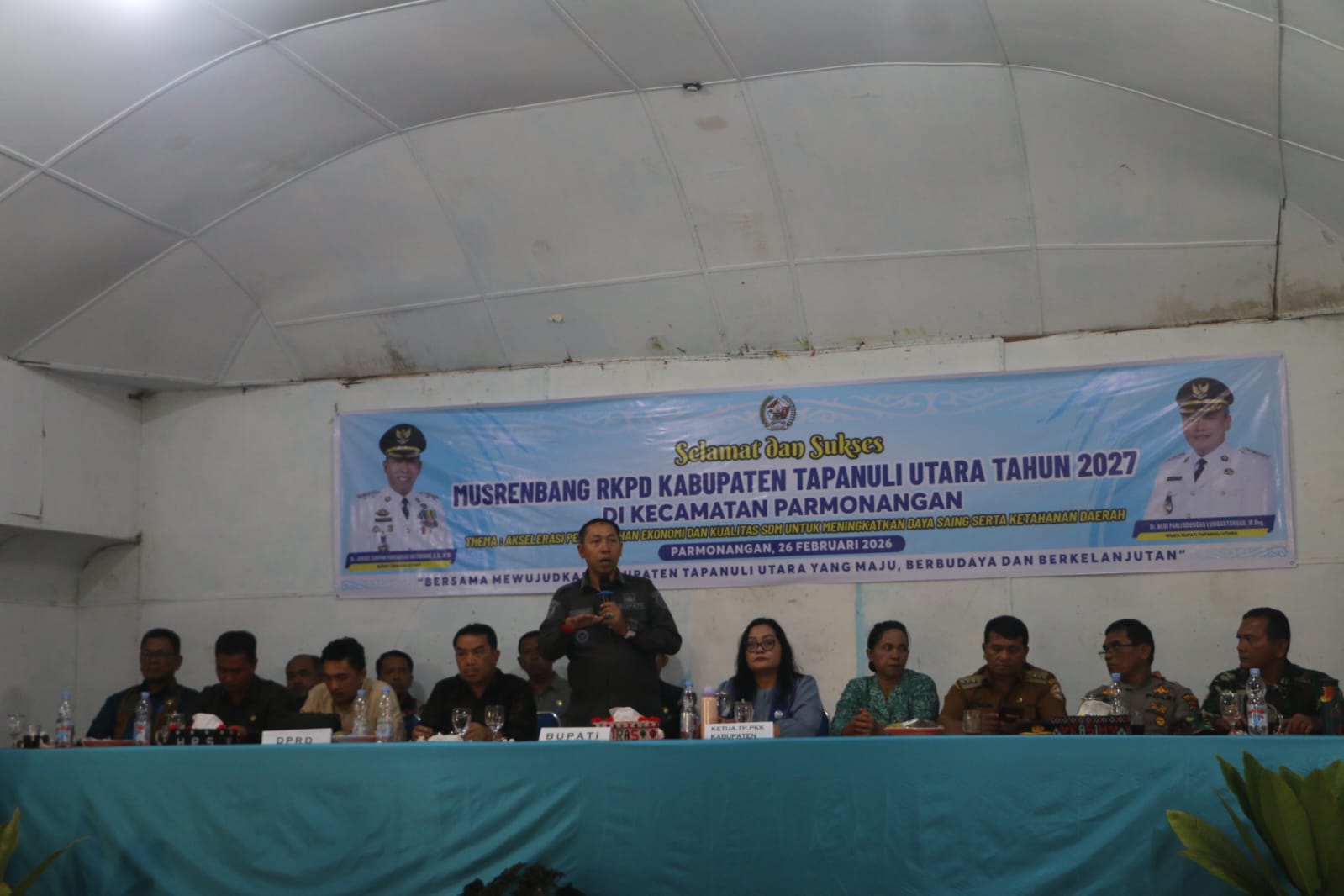 Bupati Taput Tegaskan Tiga Fokus Pembangunan dan Canangkan Parmonangan sebagai Sentra Kemenyan